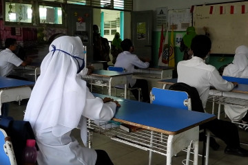 SMPN 1 Pontianak gelar simulasi belajar tatap muka