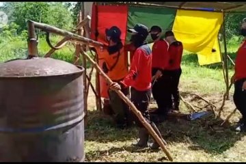 Manggala Agni Palangka Raya manfaatkan cuka kayu sebagai disinfektan