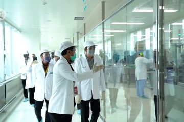 Presiden pantau proses uji klinis dan produksi vaksin 