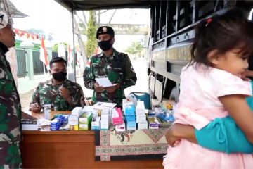 TNI peduli kesehatan warga pebatasan RI-PNG