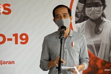 Tinjau uji vaksin, Presiden sebut Vaksin Merah Putih akan selesai 2021