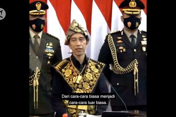 Presiden Jokowi: Krisis memaksa kita menggeser channel cara kerja
