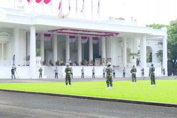 Mengintip gladi kotor upacara HUT RI ke-75 di Istana Merdeka