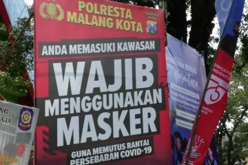 Kota Malang dipercaya untuk kampanyekan penggunaan masker