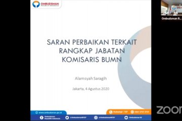 Ombudsman surati Presiden untuk copot komisaris BUMN rangkap jabatan