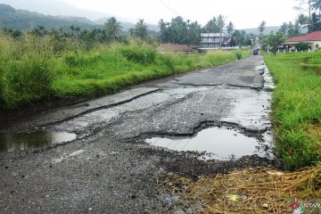 Jalan rusak berat di Tanah Datar meningkat, capai 277,03 km