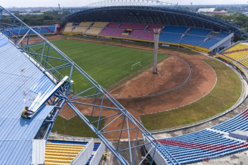 Renovasi Stadion Gelora Sriwijaya Jakabaring di Palembang