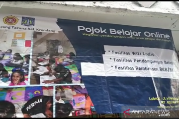 Kelurahan Krendang sediakan pojok belajar daring untuk anak sekolah