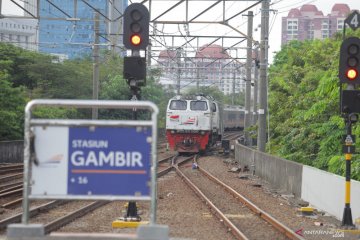 KAI batalkan semua perjalanan kereta dari Gambir-Pasar Senen hari ini