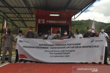 Peluncuran program pertashop Pertamina di Donggala