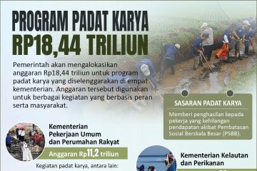 Program padat karya Rp18,44 triliun