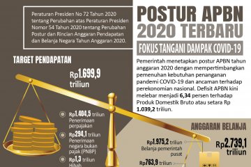 Postur APBN 2020 terbaru fokus tangani dampak COVID-19