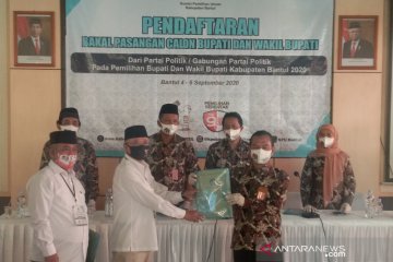 Lima parpol daftarkan bakal paslon Pilkada 2020 Suharsono-Totok ke KPU