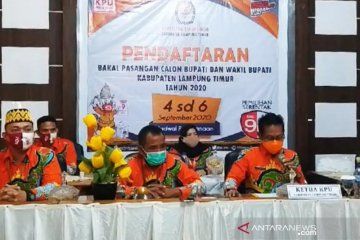 KPU Lampung Timur buka pendaftaran pasangan calon bupati-wakil bupati