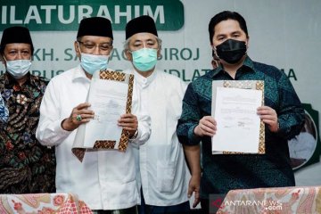 Erick Thohir-Nahdlatul Ulama berkolaborasi percepat pemulihan ekonomi