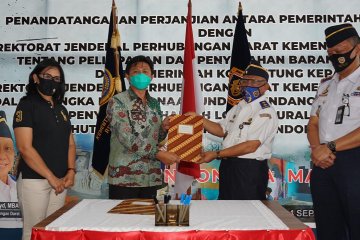 Kemenhub-Pemkot Bitung serah terima Terminal Tipe A Tangkoko