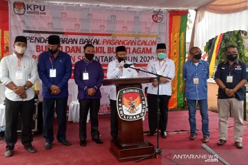 Calon Bupati Agam AWR positif COVID-19 Senin pagi