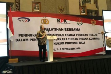 KPK latih penegak hukum di Bali tingkatkan kemampuan tangani tipikor