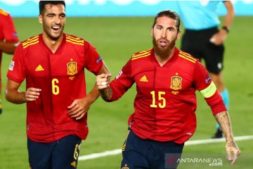 UEFA Nations League: Spanyol kalahkan Ukraina 4-0