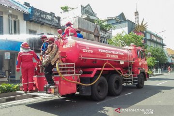 Kawasan Malioboro kembali disemprot disinfektan