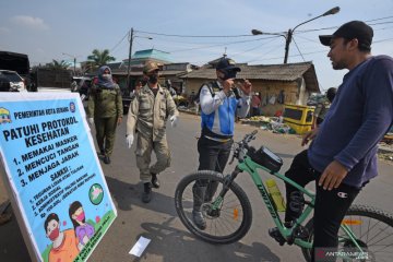 Satpol PP gelar kampanye patuh Protokol Kesehatan COVID-19