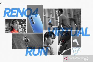 Sambut Hari Olahraga Nasional, OPPO gelar "Reno4 Virtual Run"