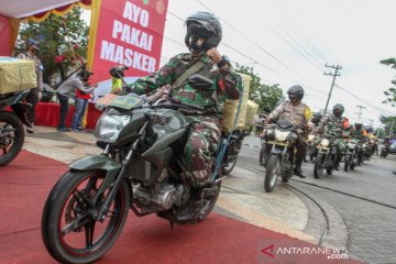 Pembagian 630 ribu masker untuk Masyarakat Riau