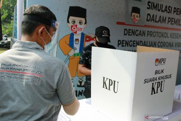 KPU siapkan 5.477 bilik suara antisipasi COVID-19 di Sumsel