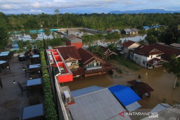 Kota Putussibau terendam banjir