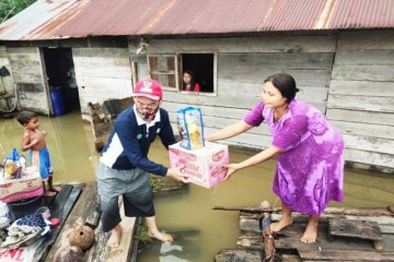 Bantuan korban banjir dua kecamatan di Seruyan dikirim melalui Kalbar