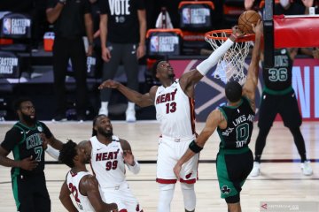 Heat menangi gim satu final Wilayah Timur NBA melalui over time