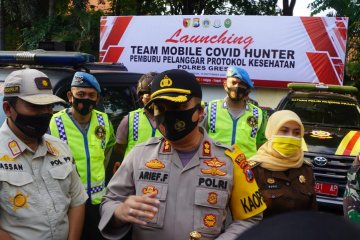 Polres Gresik luncurkan Mobil Pemburu Pelanggar Protokol COVID-19