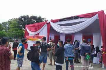 Hari pertama, puluhan warga Palembang terjaring razia masker