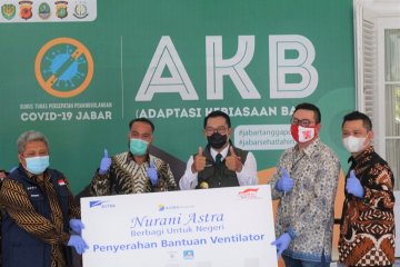 Astra Financial serahkan tiga ventilator untuk masyarakat Jawa Barat