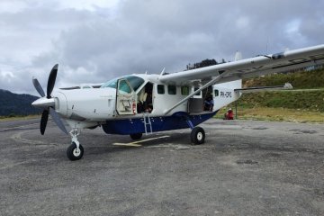 Pesawat Dabi Air ditembak KKB di Bandara Bilogai Sugapa Papua