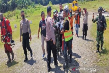 Tiga kru helikopter PT NUH dirawat di RSUD Nabire