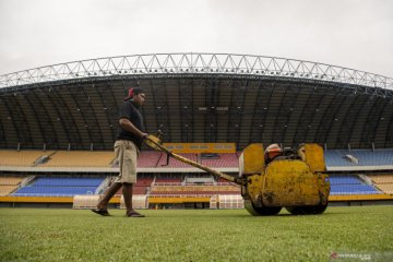 Persiapan Stadion Gelora Sriwijaya Jakabaring