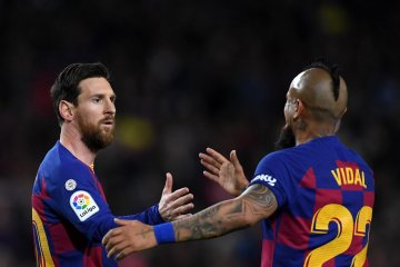 Segera gabung Inter, Vidal dapat pesan perpisahan dari Lionel Messi