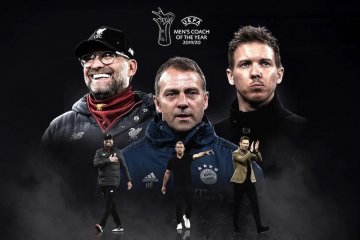 Tiga juru taktik Jerman bersaing dalam nominasi Pelatih Terbaik UEFA