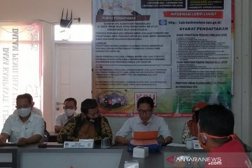 KPU Kabupaten Tasikmalaya tetapkan empat pasangan peserta pilkada