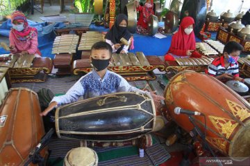 Karawitan anak terapkan protokol kesehatan