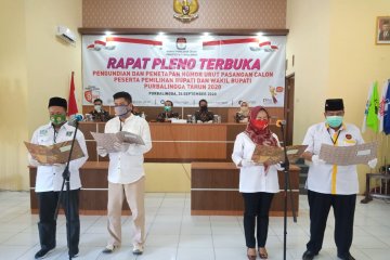 KPU Purbalingga tetapkan nomor urut calon bupati