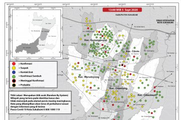 Kota Sukabumi laporkan kasus pertama kematian akibat COVID-19