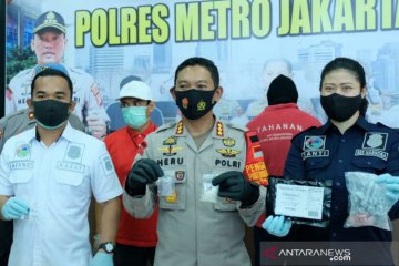 Polres Jakarta Pusat amankan pemilik ganja berkedok permen jeli