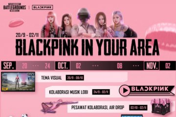 PUBG Mobile dan BLACKPINK beri pengalaman baru bagi penggemar