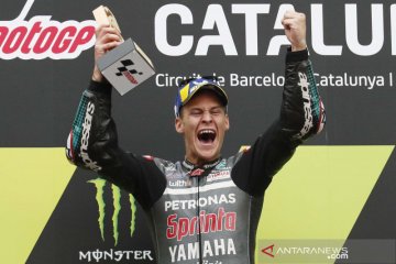 Fabio Quartararo juara MotoGP seri Catalunya