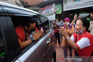 Bobby Nasution blusukan ke pasar tradisional