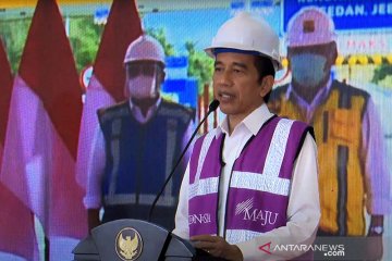 Presiden Jokowi resmikan jalan tol Manado-Bitung secara virtual
