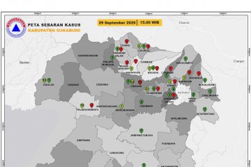 Pasien COVID-19 di Kabupaten Sukabumi bertambah 10 orang