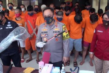 Polisi tangkap belasan pelaku kejahatan saat AKB di Bandung